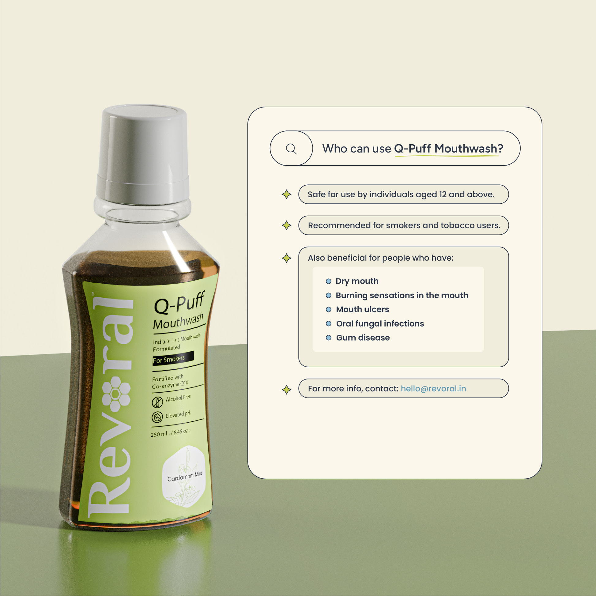 Q-Puff Mouthwash - Combo
